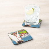 Thonon Les Bains French Travel Europe Onderzetter (Rechterzijde)