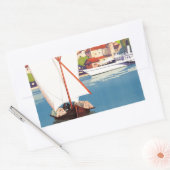 Thonon Les Bains French Travel Europe Rechthoekige Sticker (Envelop)