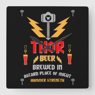 Thor Beer Germanic Paganisme Vierkante Klok