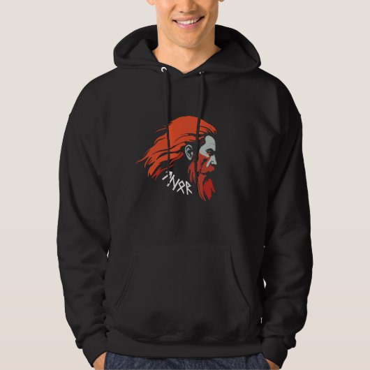 Thor de Almachtige - Noorse mythologie Hoodie (Voorkant)