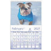 Thor de Bulldog 2019-agenda Kalender (Feb 2027)