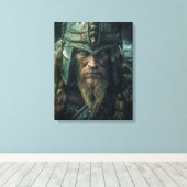 Thor de dondergod canvas afdruk (Insitu (Houten vloer))