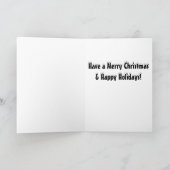 Thor de Vrolijke Kerstkaart van de Buldog Feestdagen Kaart (Binnen)