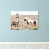 Thor en Booker Roos Canvas Afdruk (Insitu (Houten vloer))