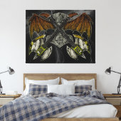Thor Hammer van de Goden Gitaren Canvas Afdruk (Insitu (Slaapkamer))