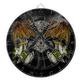 Thor Hammer van de Gods Guitars Dartbord (Voorkant)