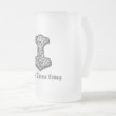 Thor, het is een Norse zaak Matglas Bierpul (Voorkant rechts)