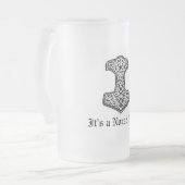 Thor, het is een Norse zaak Matglas Bierpul (Voorkant links)