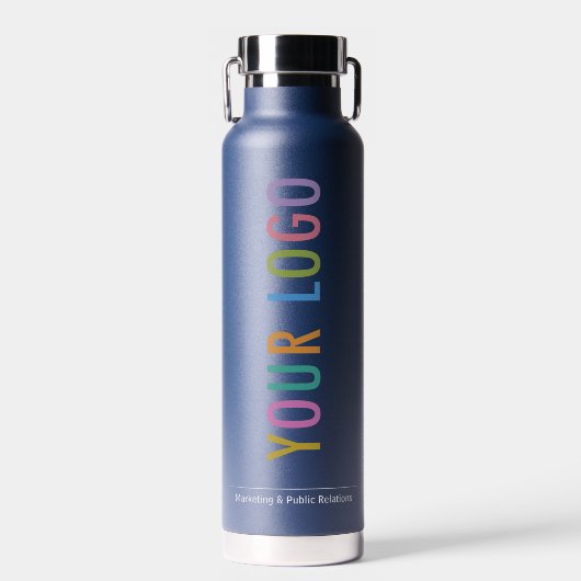 Thor Koper Vacuüm Geïsoleerde Fles 22oz Navy Blue (Voorkant)