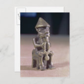 Thor met hamer, beeldje gevonden in IJsland Briefkaart (Voorkant / Achterkant)