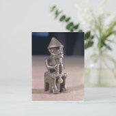 Thor met hamer, beeldje gevonden in IJsland Briefkaart (Staand voorkant)