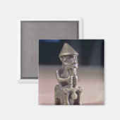 Thor met hamer, beeldje gevonden in IJsland Magneet (Voorkant / Achterkant)