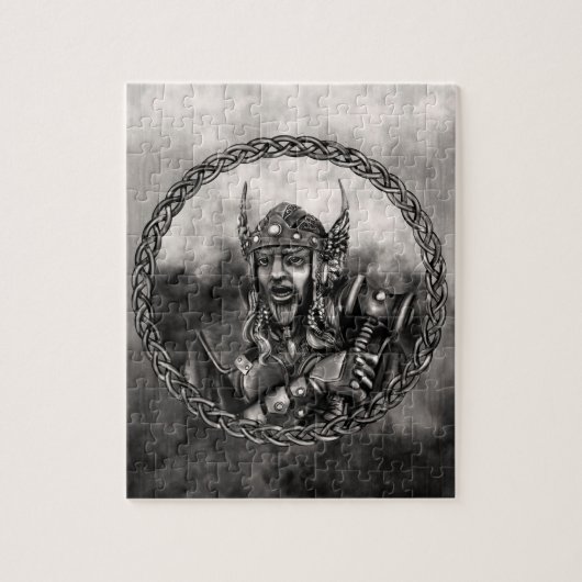 Thor - Norse God van Donder Legpuzzel (Verticaal)