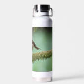 Thor thermale fles met een foto van een robin (Achterkant)