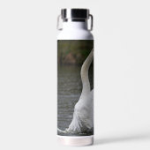 Thor thermale fles met een foto van een zwaan (Voorkant)