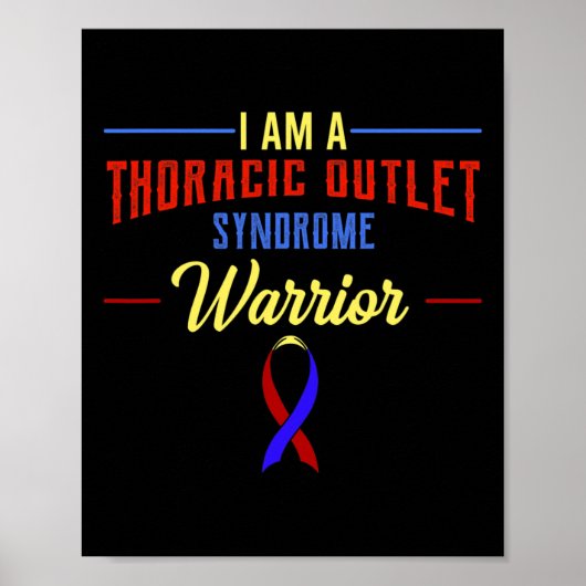 Thoracic Outlet Syndrome Awareness Advocate TOS WA Poster (Voorkant)