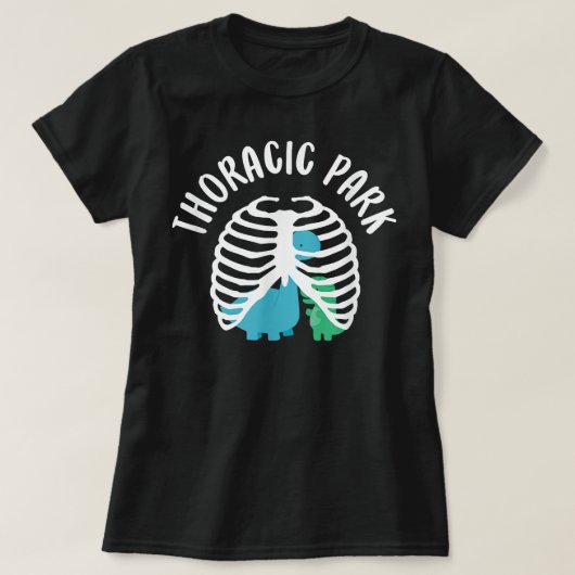 Thoracic Park Funny Dinosaur Nurse Squad Nursing S T-shirt (Design voorkant)