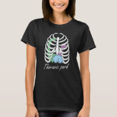 Thoracic Park Nursing Student  Dinosaur Nurse Squa T-shirt (Voorkant)