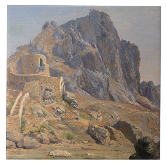 Thorald Laessoe - Uitzicht van Marina Piccola, Cap Tegeltje (Voorkant)