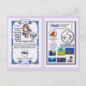 Thordis - Ridder Thorium Halberd Briefkaart (Achterkant)