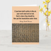 Thoreau-architect-kaart met metalen paneel kaart (Gele Bloem)