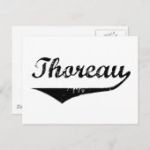 Thoreau Briefkaart (Voorkant / Achterkant)