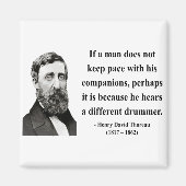 Thoreau-citaat 4b magneet (Voorkant)