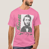 Thoreau Earth Day 2010 Mannen-Shirt T-shirt (Voorkant)