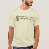 Thoreau Government Quote Shirten T-shirt (Voorkant)