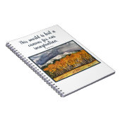 Thoreau Imagination Quote Landscape Art-laptop Notitieboek (Rechterzijde)