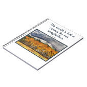 Thoreau Imagination Quote Landscape Art-laptop Notitieboek (Linkerzijde)