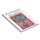 Thoreau Inspiration Elephant Art Spiral notebook Notitieboek (Rechterzijde)
