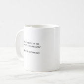 Thoreau Inspirerende Motivatie Quote Mok (Voorkant links)