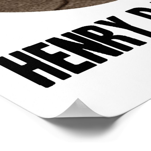 Thoreau Lead Quiet Lives Desperation Resignation Poster (Hoek)