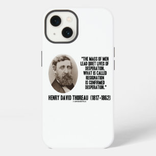 Thoreau Leidt Stille Levens Verzweifeling Ontwrich iPhone 13 Hoesje