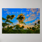 Thoreau, Morning Star Poster (Voorkant)