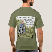 Thoreau Productivity Quote T-shirt (Achterkant)