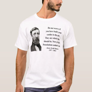 Thoreau Quote 2b T-shirt