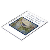 Thoreau Quote Bird Art-laptop Notitieboek (Linkerzijde)