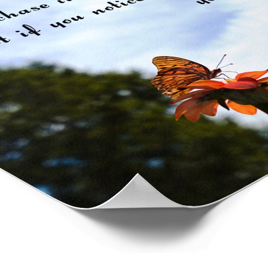 Thoreau Quote, Geluk Poster (Hoek)