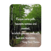 Thoreau Quote Magneet (Verticaal)
