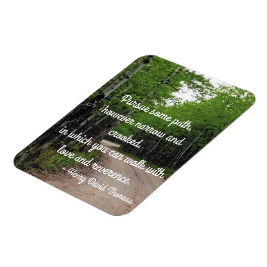 Thoreau Quote Magneet (Linkerzijde)