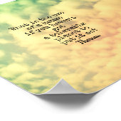 Thoreau quote motivatie natuur poster (Hoek)