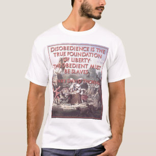 Thoreau Quote on Civil Disobedience T-shirt
