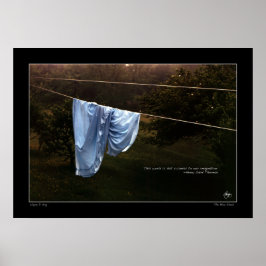 Thoreau Quote Poster "De wereld is slechts een doe