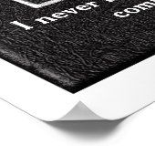 Thoreau Solitude quote - poster (Hoek)