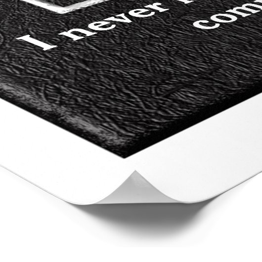 Thoreau Solitude quote - poster (Hoek)