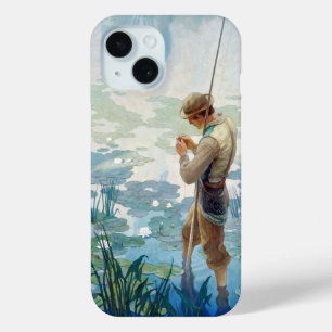 Thoreau Vist bij Walden Pond door N.C. Wyeth iPhone 15 Case