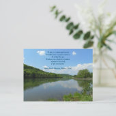 Thoreau Walden Lake Quote Briefkaart (Staand voorkant)