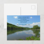 Thoreau Walden Lake Quote Briefkaart (Voorkant / Achterkant)